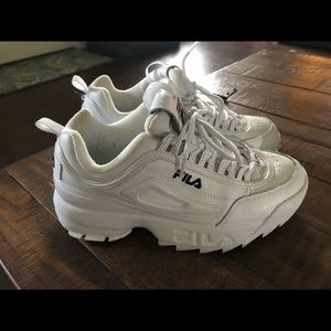 Fila Disruptor 2 Premium Athletic Shoes - White